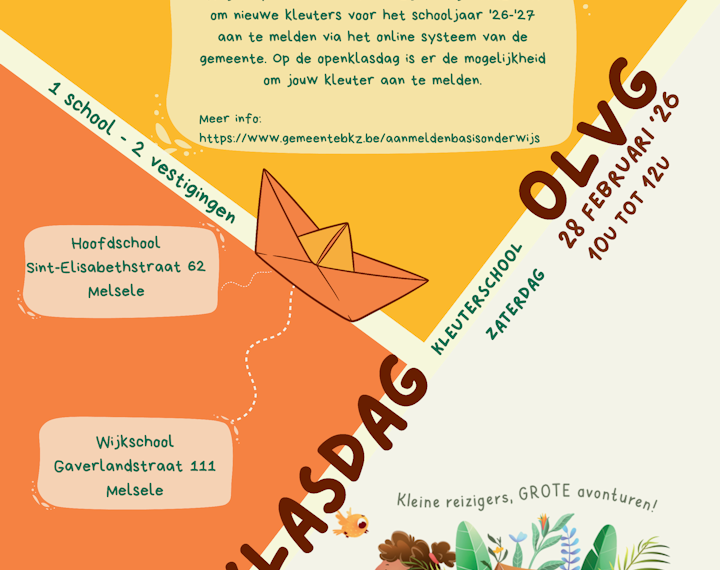 Openklasdag op de kleuterschool