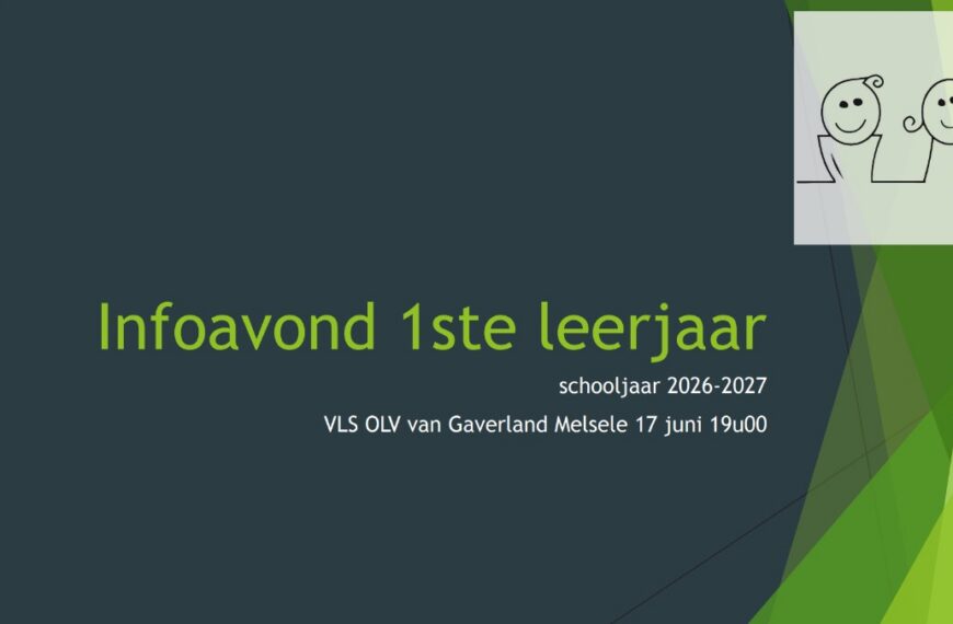 Presentatie infoavond